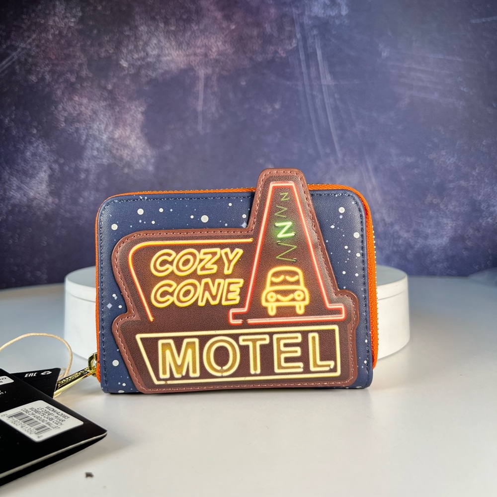Loungefly: Disney Pixar Moments - Cars Cozy Cone Zip Around Wallet